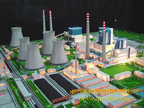 火力發電廠模型 火力發電廠模型